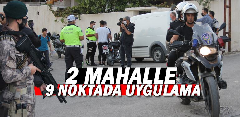 Kırıkhan’da Narko Alan Uygulaması