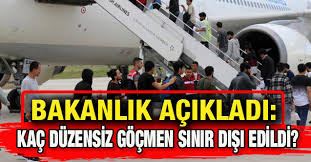 Sınır Dışı Edilen Düzensiz Göçmen Sayısı 104 bin 272