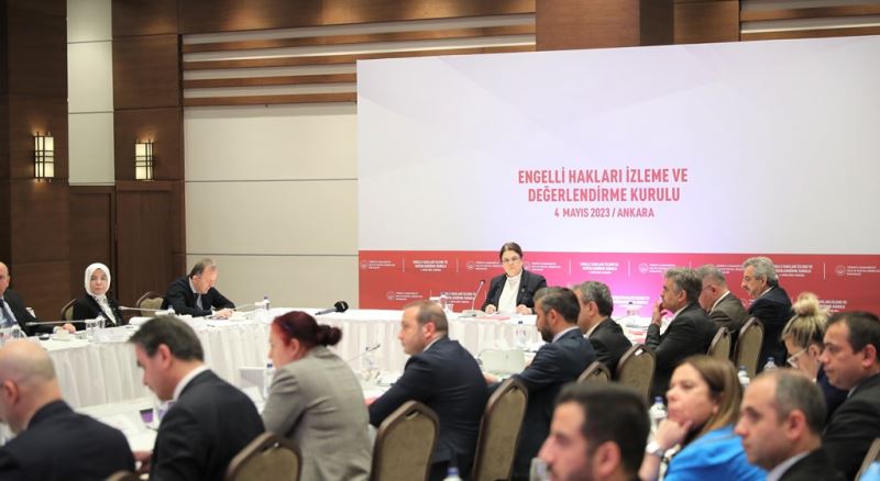Bakanımız Derya Yanık 2023 Yılının İlk Engelli Hakları İzleme Ve Değerlendirme Kurulu Toplantısına Katıldı
