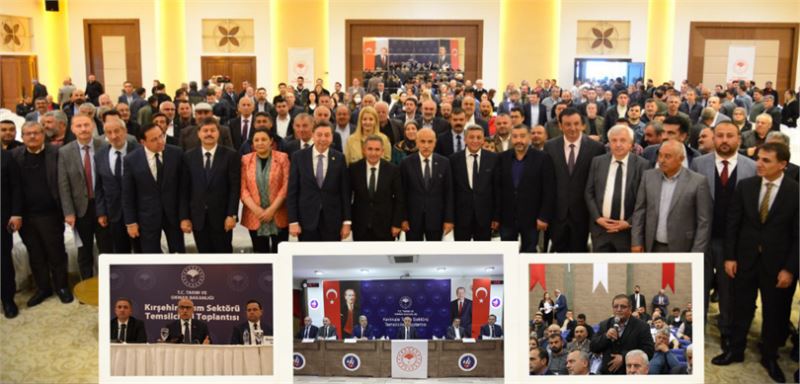 TARIM VE ORMAN BAKANI PROF. DR. VAHİT KİRİŞCİ KIRŞEHİR VE KIRIKKALE’DE TARIM SEKTÖRÜ TEMSİLCİLERİYLE BULUŞTU