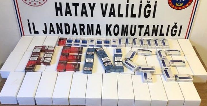 ALTINÖZÜ?NDE KAÇAK SİGARA OPERASYONU; 1 GÖZALTI