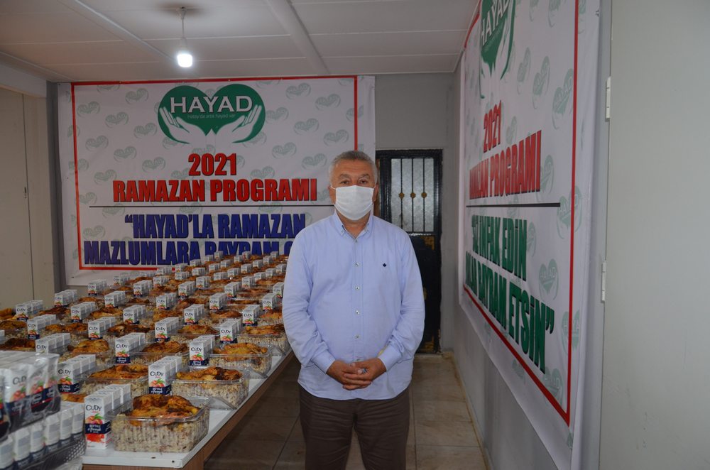 Hayad derneğinden 100 bin kumanya dagıtımı