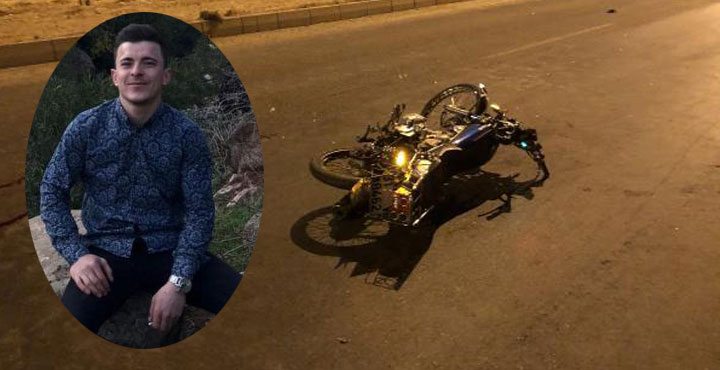 KAMYONET MOTOSİKLETE ÇARPTI; 1 ÖLÜ, 1 YARALI