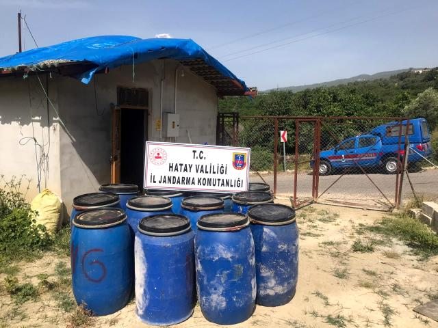 Hatay`da kaçak içki operasyonu